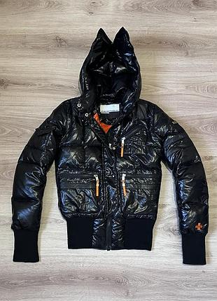 Rossignol & jean charles de castelbajac жіночий пуховик лижна куртка трендова