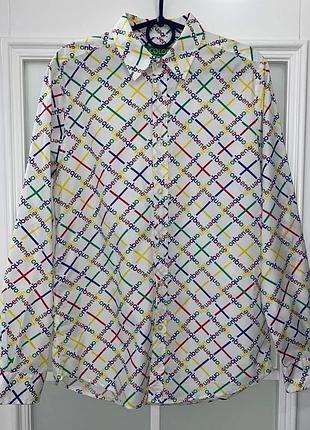 Чоловіча лімітована бавовняна сорочка united colors of benetton size l