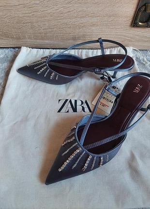 Туфли слингбеки zara