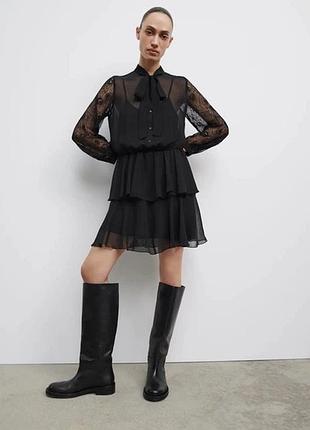 Сукня з мереживом zara