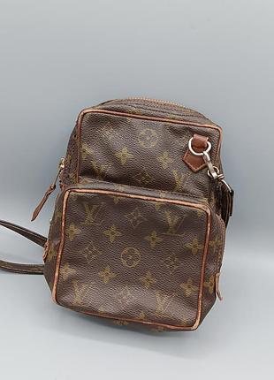 Винтажная коллекционная сумка louis vuitton amazon с монограммой оригинал