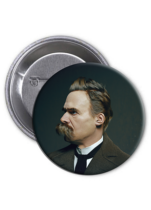 Значок friedrich nietzsche | фрідріх ніцше 02