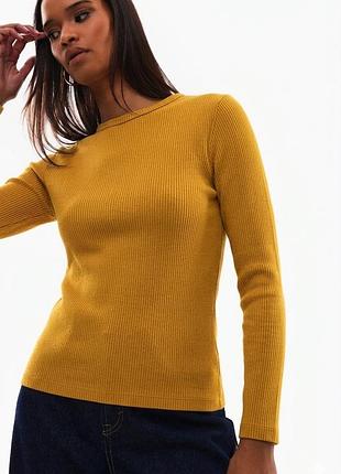 Лонгслив рубчик h&m