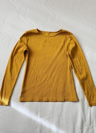 Лонгслив рубчик h&m 2