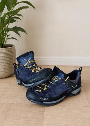 Salewa mtn trainer#x — треккинговые кроссовки gore-tex для гор