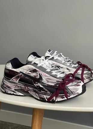 Чоловічі кросівки nike initiator custom white purple найк білого з фіолетовим кольорів