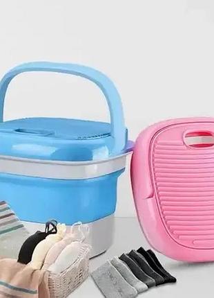 Складана пральна машина maxtop silicon washing machine. портативна пральна машинка. міністиралка