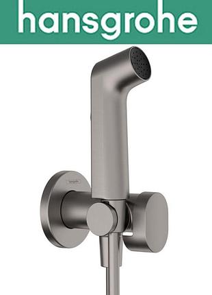 Гигиенический душ hansgrohe (art 29232340) шлангом и держателем на смешанную воду s ecosmart, матовый хром