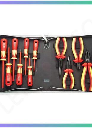 Набір діелектричного інструменту pro'skit pk-2802 для електромонтажних робіт ізоляційний інструмент