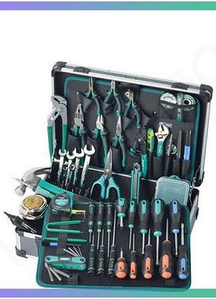 Набір інструментів 69 в 1 pro'skit pk-1700nb для електромонтажу комплект для ремонту та монтажу