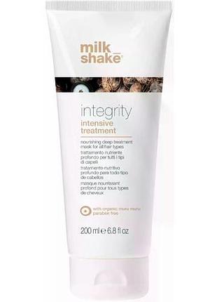 Маска milk_shake для живлення і зволоження волосся з анти-фріз ефектом integrity intensive treatment 200 мл