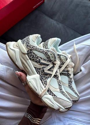 👟 кросівки new balance 9060 leopard print / наложка bs👟