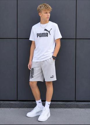 Крутые трикотажные шорты puma