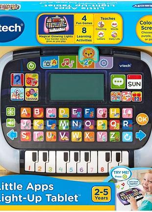 Vtech little apps light-up tablet 80-551700 вітек ігрова панель музикальний планшет розвиваюча музикальна іграшка