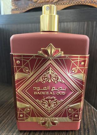 Lattafa perfumes badee al oud sublime
