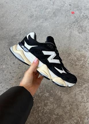 👟 кроссовки new balance 9060 black white / наложка bs👟
