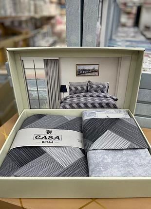 Постельное белье  casa bella v34 бязь евро