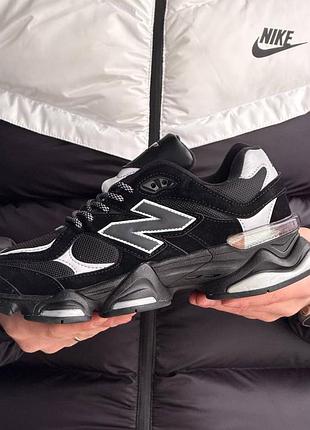 👟 кроссовки new balance 9060 black silver / наложка bs👟