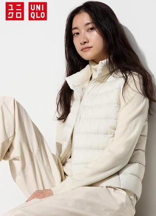 Ультралегкий пуховый жилет uniqlo