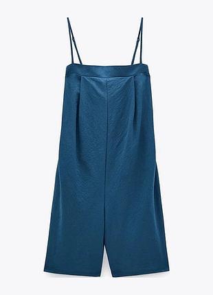 Летний женский ромпер на тонких бретелях zara