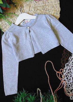 Суперове сріблясте болеро h&m