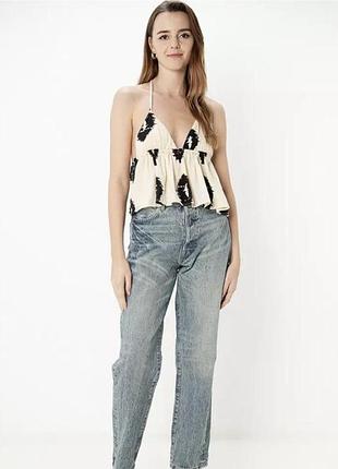 Топ на завʼязках zara