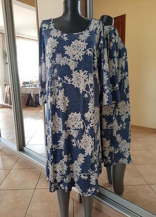 Комфортное платье 👗 большого размера
