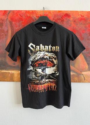 Футболка мерч sabaton nuclear attack размер м