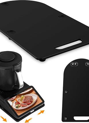 Подставная пластина cyeehxin для thermomix, высококачественный акрил, тефлоновые слайдеры, белый цвет, эргономичный дизайн