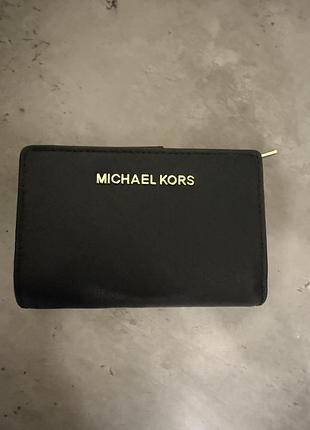 Кошелек портмоне из натуральной кожи сафьяно michael kors oригонал