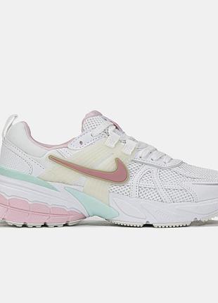 Nike v2k runtekk white pink mint
