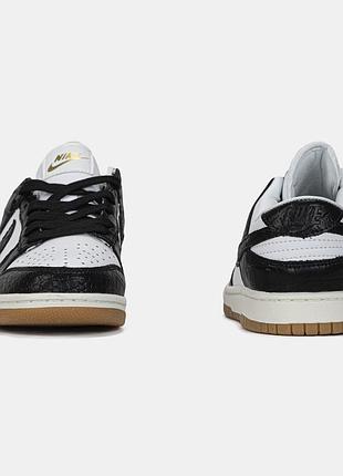 Nike dunk low lx "black white"