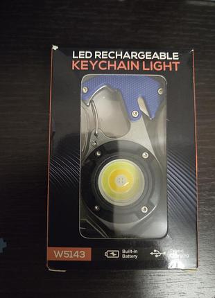 Многофункциональный аккумуляторный led фонарик w5143