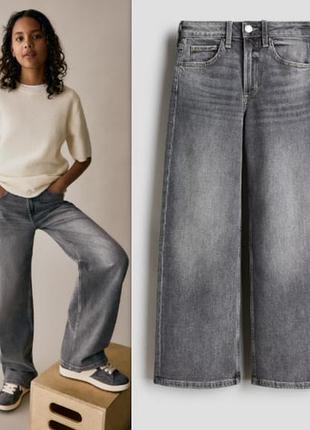 Моднячі джинси вільного крою h&m wide leg