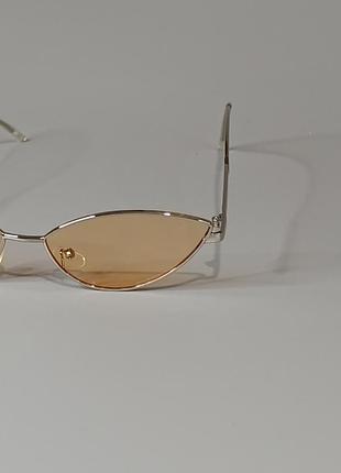 👓👓 солнцезащитные очки кошачий глаз на металлической оправе 👓👓