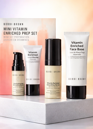 Bobbi brown
mini vitamin enriched prep set
подарочный набор для лица.