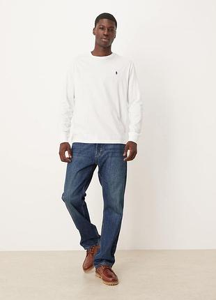 The белоснежный лонгслив polo ralph lauren