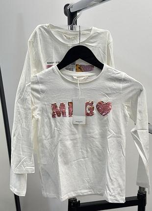 Нові лонгсліви mango 2шт