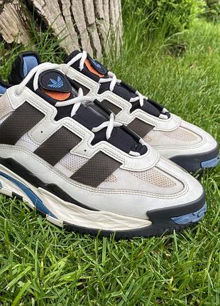 Оригінальні кросівки adidas niteball white black р44.5/28.5см