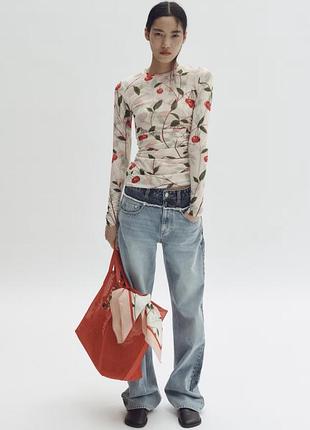 Топ із сіточки з вишнями stella mccartney x h&m