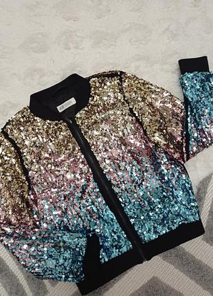 Куртка бампер для девочки h&amp;m 2