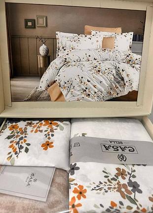Постельное белье  casa bella v41 бязь евро