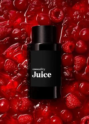 Пробник commodity 
juice expressive eau de parfum with raspberry pulp &amp; rhubarb