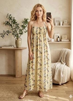 Стильный длинный сарафанa marks spenser