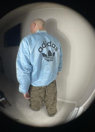 Куртка бомбер vintage adidas marathon de lille bomber jacket
