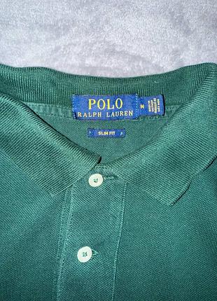 Лонгслив мужской polo raplh lauren зеленый хлопковый 3