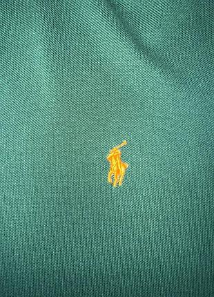 Лонгслив мужской polo raplh lauren зеленый хлопковый 2