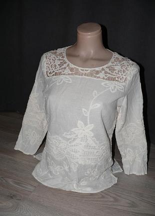 Хлопкова блузочка,оригінальна