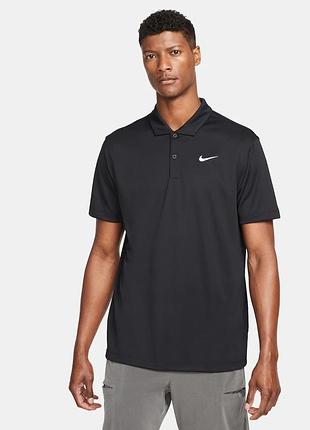 Мужская футболка поло nike victory solid polo golf dri-fit