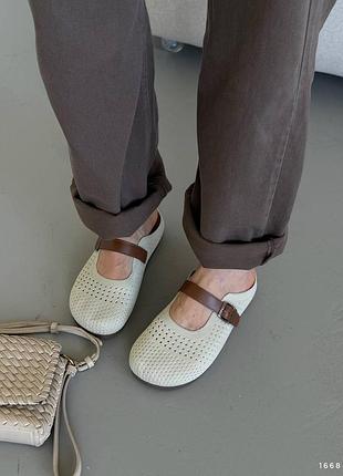 Классные женские тестильные мюли